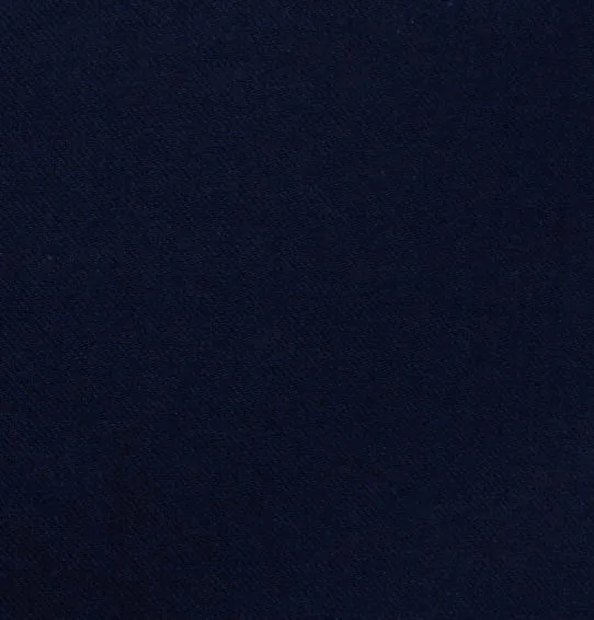 Flanel donkerblauw
